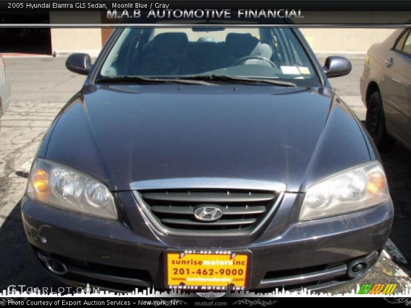 Moonlit Blue / Gray 2005 Hyundai Elantra GLS Sedan