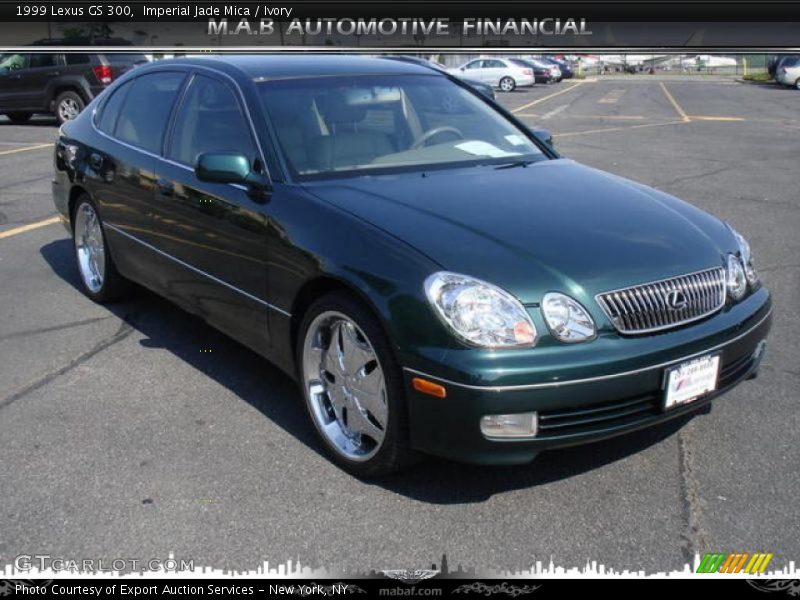 Imperial Jade Mica / Ivory 1999 Lexus GS 300