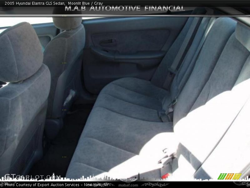 Moonlit Blue / Gray 2005 Hyundai Elantra GLS Sedan