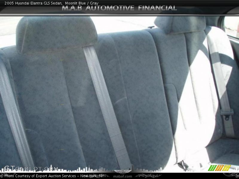 Moonlit Blue / Gray 2005 Hyundai Elantra GLS Sedan