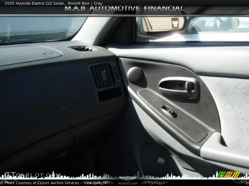 Moonlit Blue / Gray 2005 Hyundai Elantra GLS Sedan