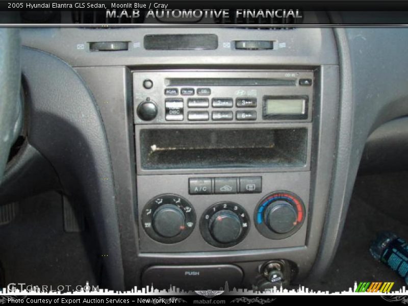 Moonlit Blue / Gray 2005 Hyundai Elantra GLS Sedan