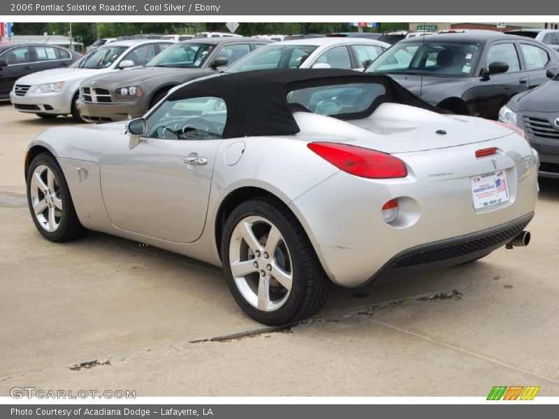 Cool Silver / Ebony 2006 Pontiac Solstice Roadster