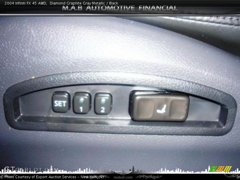Diamond Graphite Gray Metallic / Black 2004 Infiniti FX 45 AWD