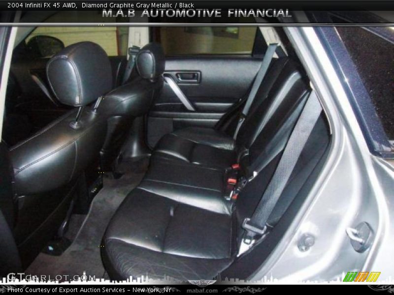 Diamond Graphite Gray Metallic / Black 2004 Infiniti FX 45 AWD