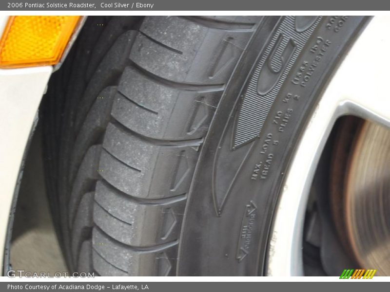 Cool Silver / Ebony 2006 Pontiac Solstice Roadster