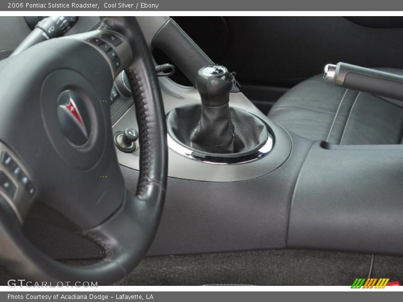 Cool Silver / Ebony 2006 Pontiac Solstice Roadster