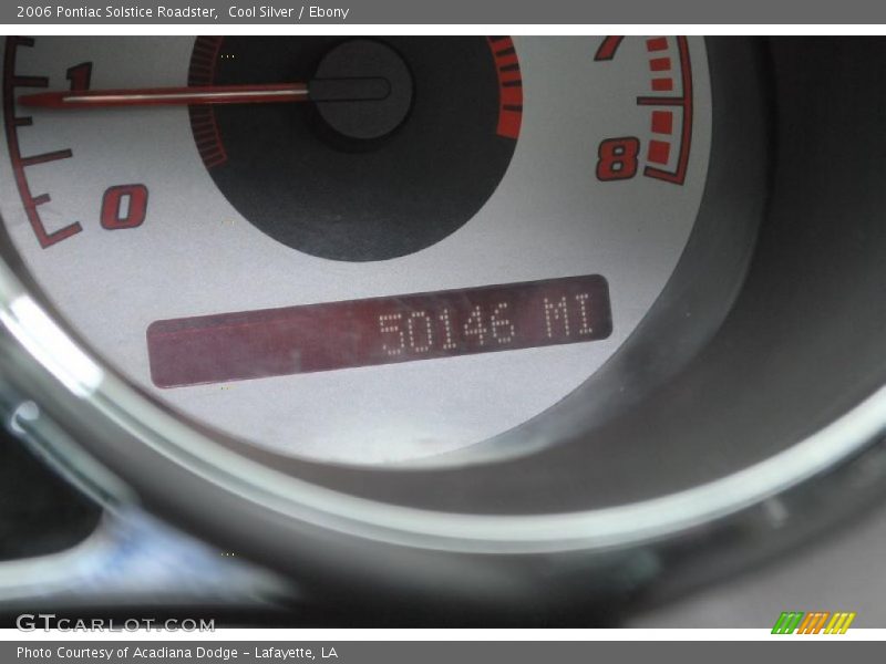 Cool Silver / Ebony 2006 Pontiac Solstice Roadster