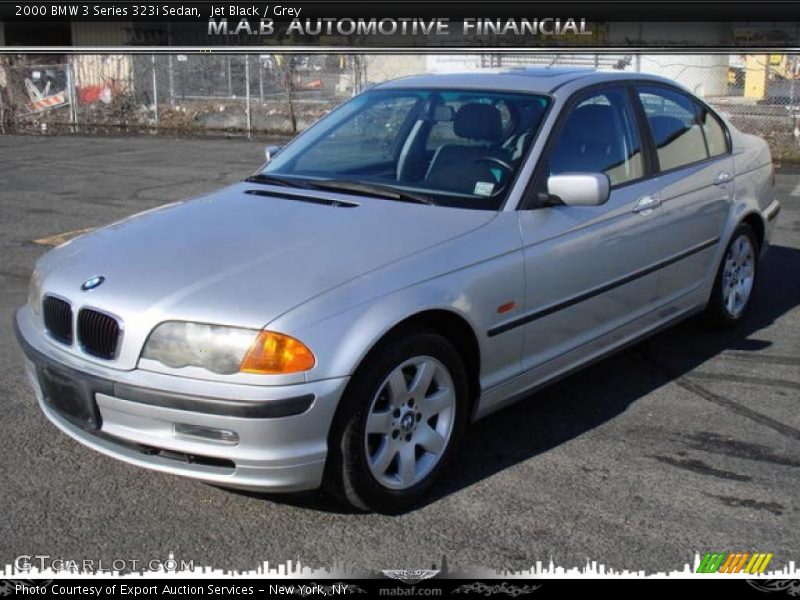 Jet Black / Grey 2000 BMW 3 Series 323i Sedan