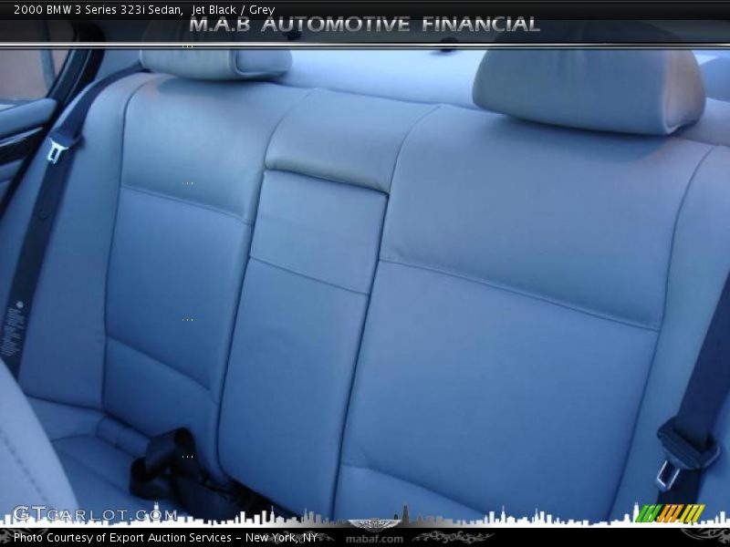 Jet Black / Grey 2000 BMW 3 Series 323i Sedan