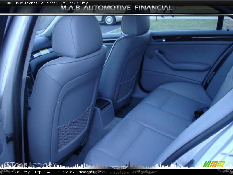 Jet Black / Grey 2000 BMW 3 Series 323i Sedan