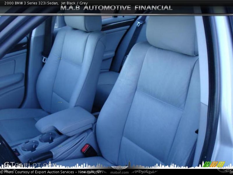 Jet Black / Grey 2000 BMW 3 Series 323i Sedan