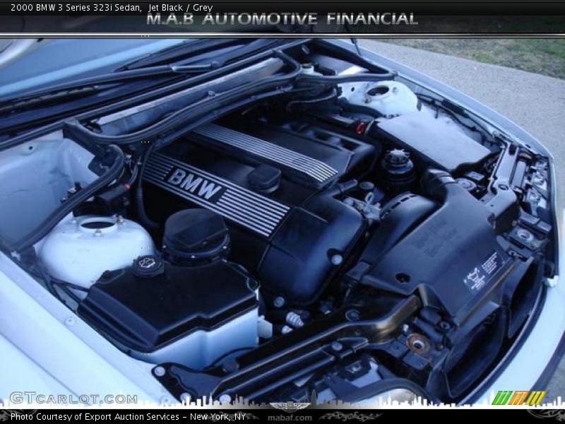 Jet Black / Grey 2000 BMW 3 Series 323i Sedan