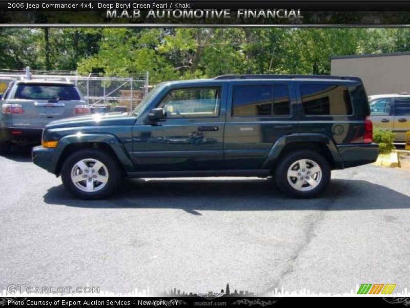 Deep Beryl Green Pearl / Khaki 2006 Jeep Commander 4x4