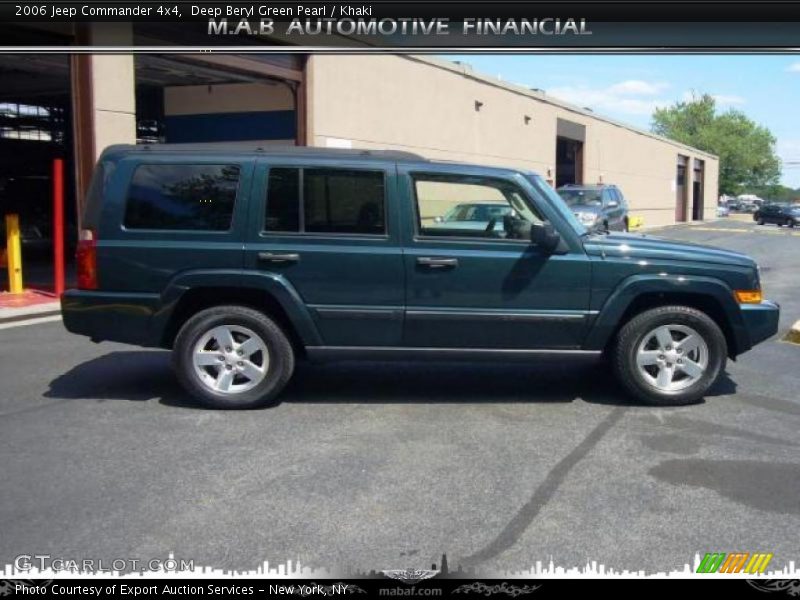 Deep Beryl Green Pearl / Khaki 2006 Jeep Commander 4x4