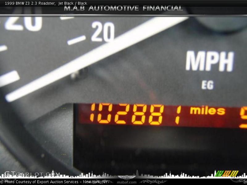 Jet Black / Black 1999 BMW Z3 2.3 Roadster