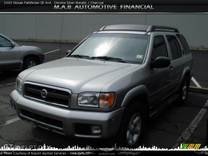 Chrome Silver Metallic / Charcoal 2003 Nissan Pathfinder SE 4x4