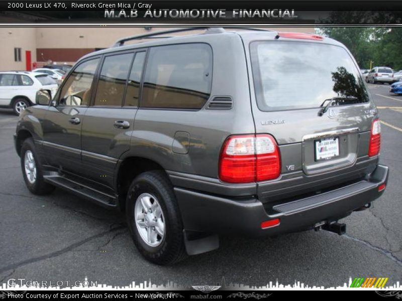 Riverock Green Mica / Gray 2000 Lexus LX 470