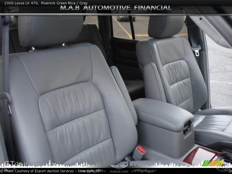 Riverock Green Mica / Gray 2000 Lexus LX 470