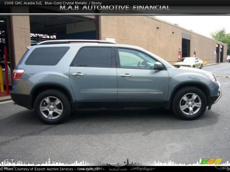 Blue-Gold Crystal Metallic / Ebony 2008 GMC Acadia SLE