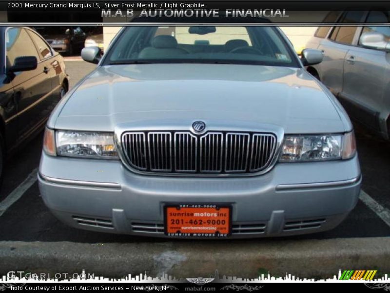 Silver Frost Metallic / Light Graphite 2001 Mercury Grand Marquis LS