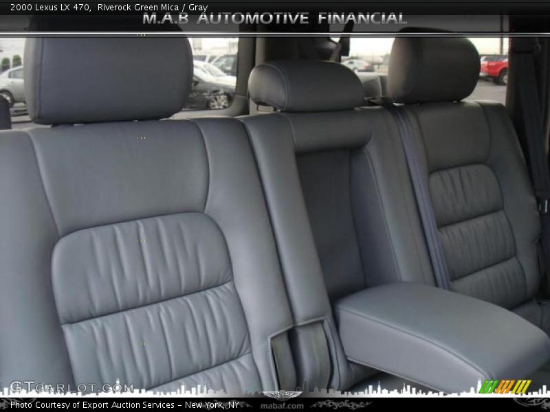 Riverock Green Mica / Gray 2000 Lexus LX 470