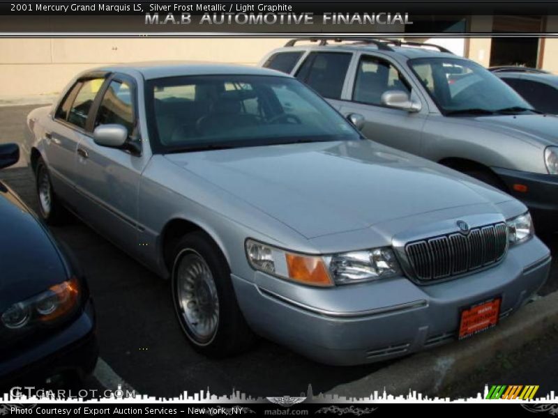Silver Frost Metallic / Light Graphite 2001 Mercury Grand Marquis LS