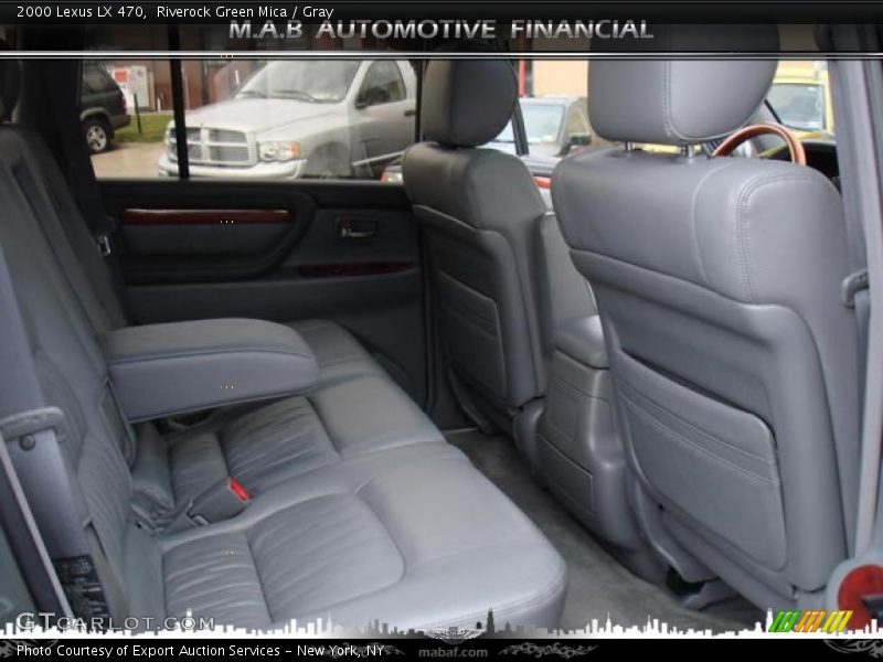 Riverock Green Mica / Gray 2000 Lexus LX 470