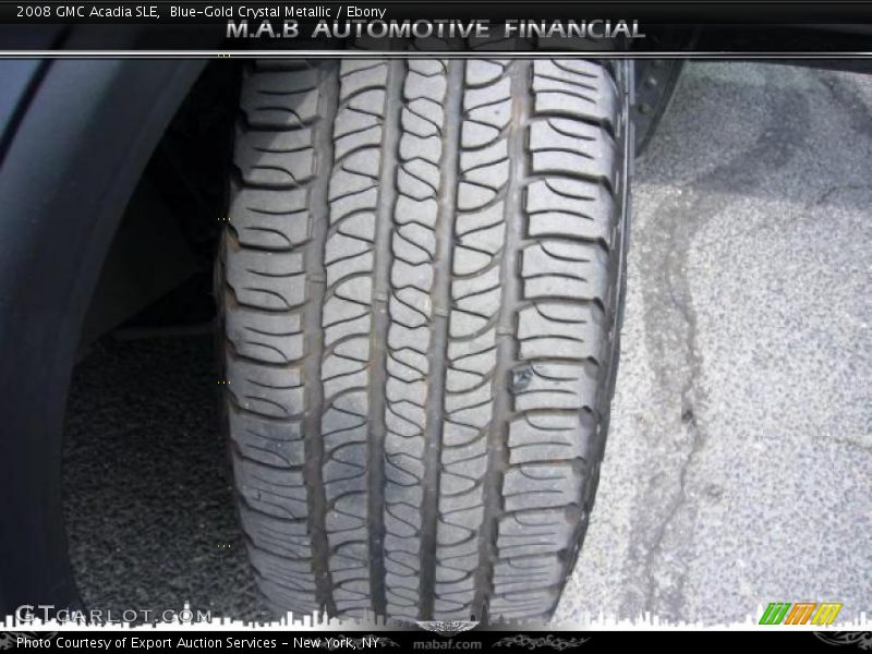 Blue-Gold Crystal Metallic / Ebony 2008 GMC Acadia SLE