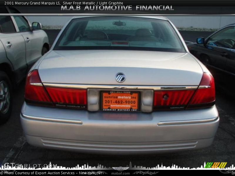Silver Frost Metallic / Light Graphite 2001 Mercury Grand Marquis LS