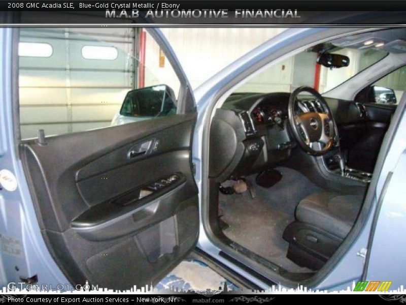 Blue-Gold Crystal Metallic / Ebony 2008 GMC Acadia SLE