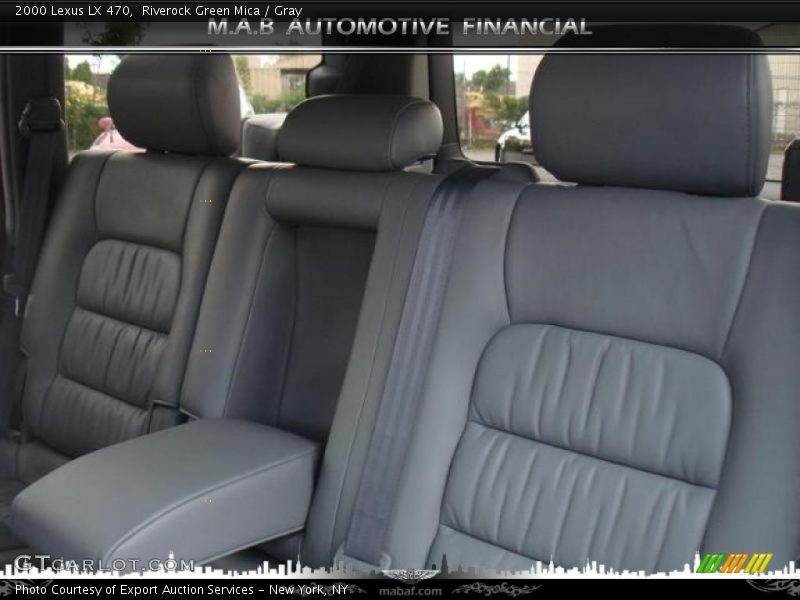 Riverock Green Mica / Gray 2000 Lexus LX 470