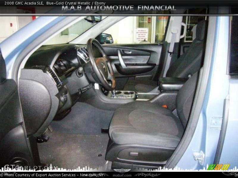 Blue-Gold Crystal Metallic / Ebony 2008 GMC Acadia SLE