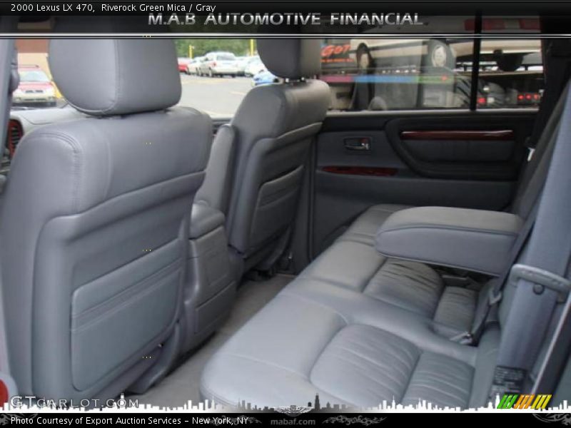 Riverock Green Mica / Gray 2000 Lexus LX 470