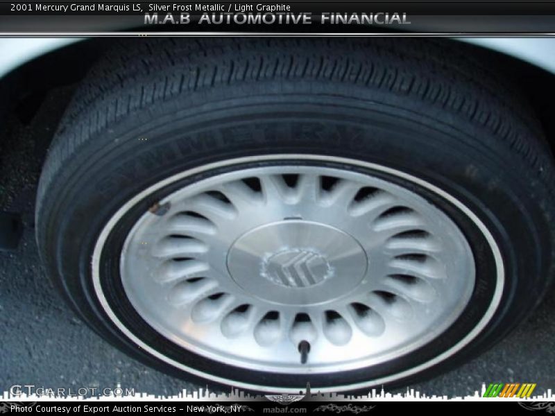 Silver Frost Metallic / Light Graphite 2001 Mercury Grand Marquis LS