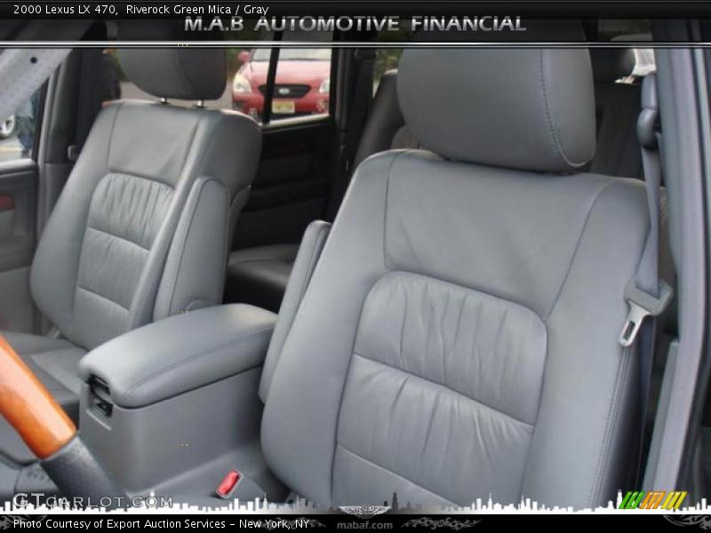 Riverock Green Mica / Gray 2000 Lexus LX 470