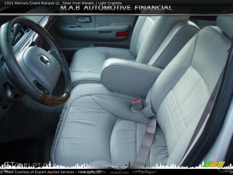 Silver Frost Metallic / Light Graphite 2001 Mercury Grand Marquis LS