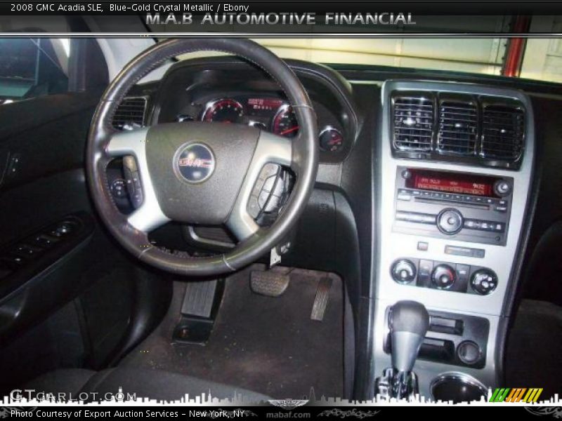 Blue-Gold Crystal Metallic / Ebony 2008 GMC Acadia SLE