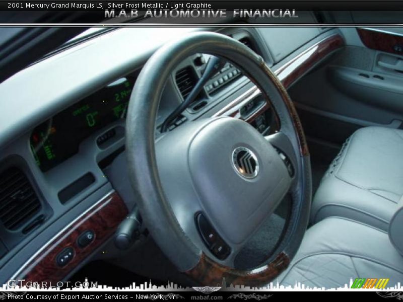 Silver Frost Metallic / Light Graphite 2001 Mercury Grand Marquis LS