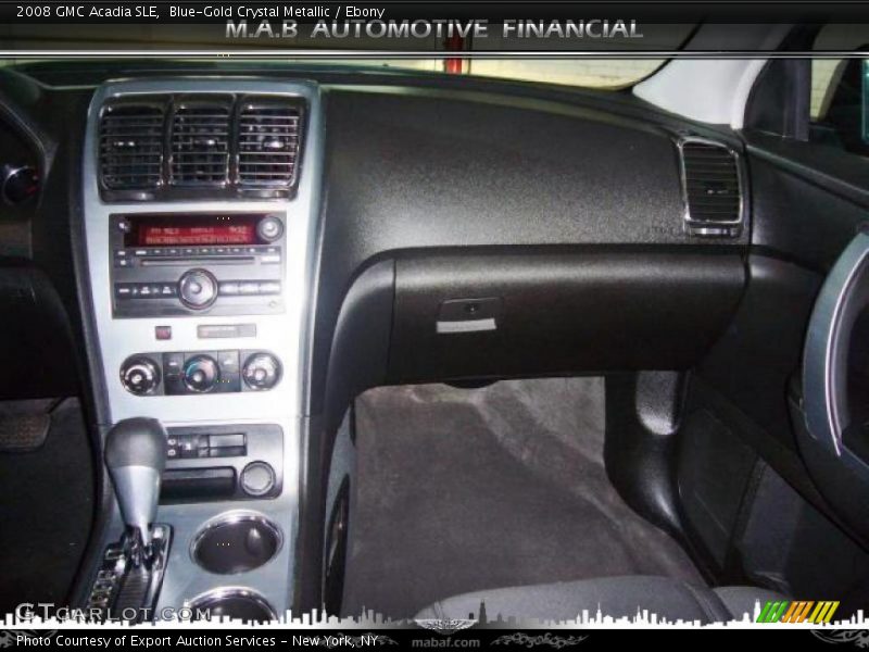Blue-Gold Crystal Metallic / Ebony 2008 GMC Acadia SLE