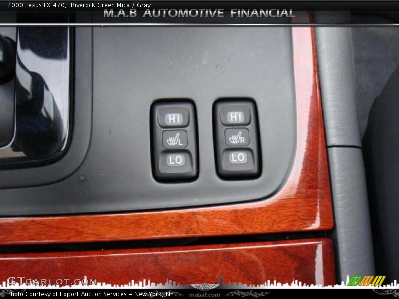 Riverock Green Mica / Gray 2000 Lexus LX 470