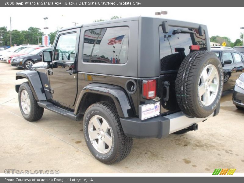 Black / Dark Slate Gray/Medium Slate Gray 2008 Jeep Wrangler Sahara 4x4