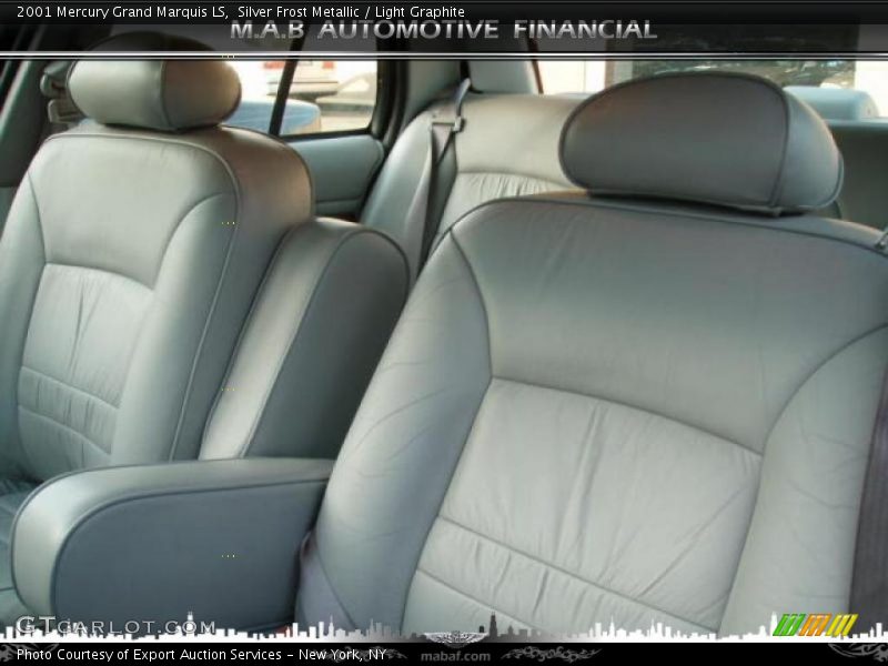 Silver Frost Metallic / Light Graphite 2001 Mercury Grand Marquis LS