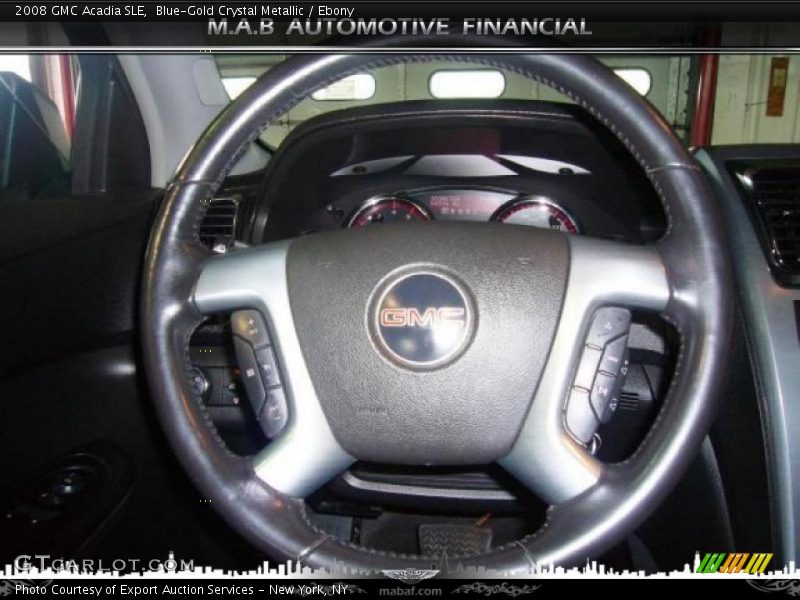 Blue-Gold Crystal Metallic / Ebony 2008 GMC Acadia SLE