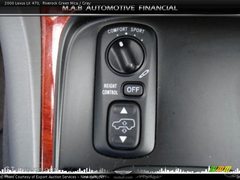 Riverock Green Mica / Gray 2000 Lexus LX 470