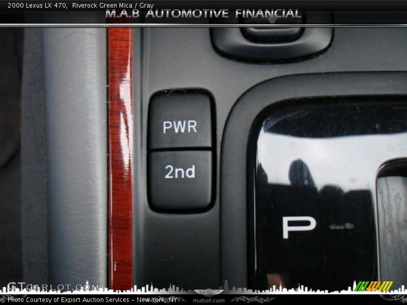 Riverock Green Mica / Gray 2000 Lexus LX 470