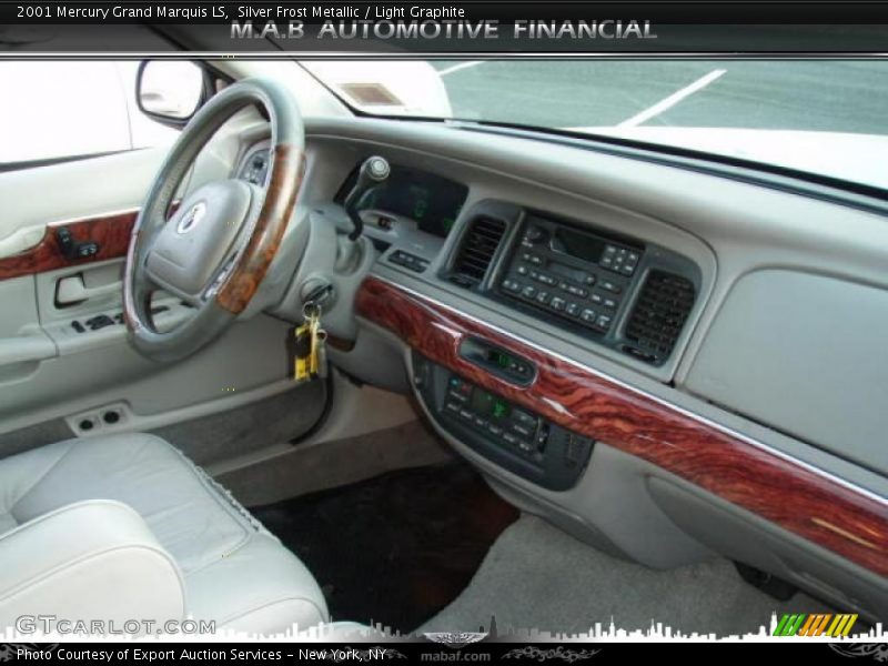 Silver Frost Metallic / Light Graphite 2001 Mercury Grand Marquis LS