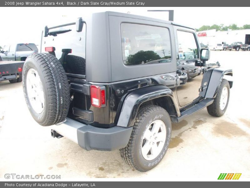 Black / Dark Slate Gray/Medium Slate Gray 2008 Jeep Wrangler Sahara 4x4