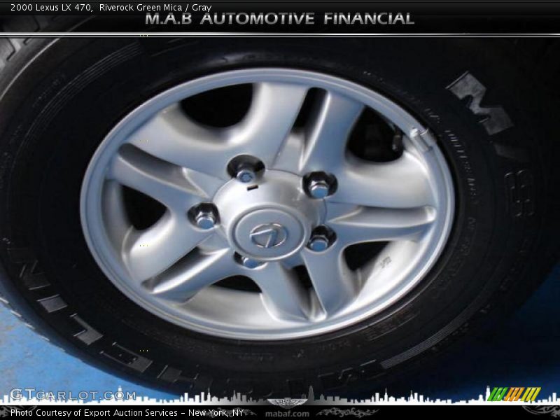 Riverock Green Mica / Gray 2000 Lexus LX 470