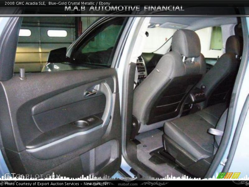 Blue-Gold Crystal Metallic / Ebony 2008 GMC Acadia SLE